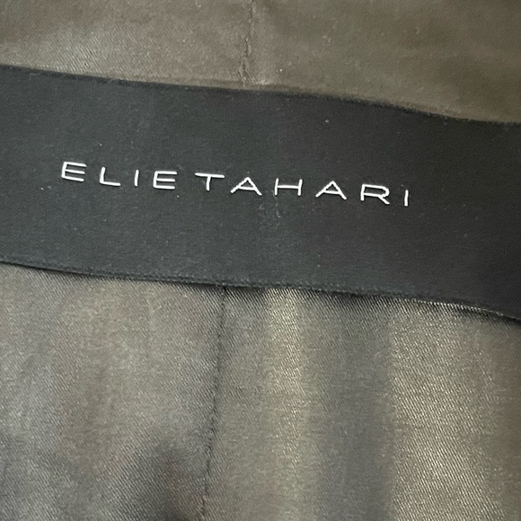 Elie Tahari jacket. Fabulous charcoal gray lined jacket. Bad picture - Picture 10 of 12